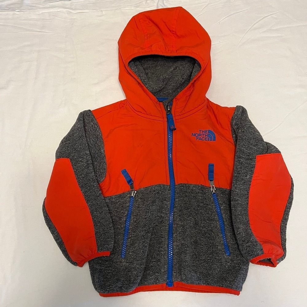 The North Face Toddler Fleece Jacket 2T red/Grey (2542)